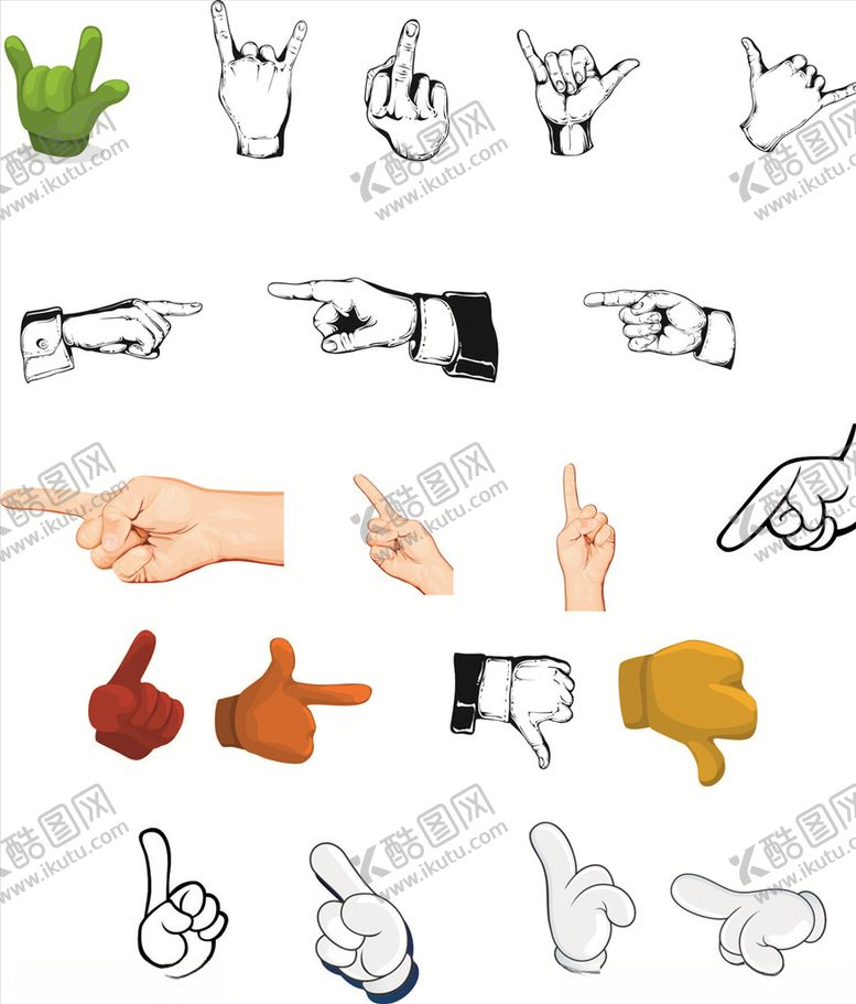编号：84738909201202516312【酷图网】源文件下载-手势