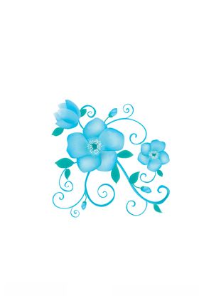 鲜花印花