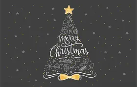 圣诞节Christmas送礼Merry树
