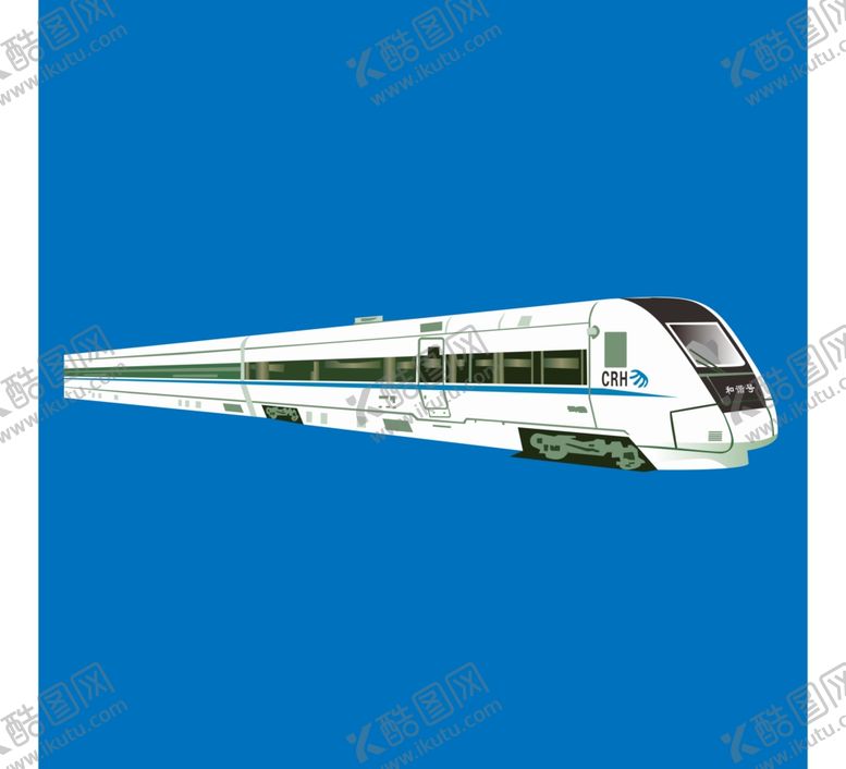编号：88493310081910397609【酷图网】源文件下载-高铁动车复兴号和谐号