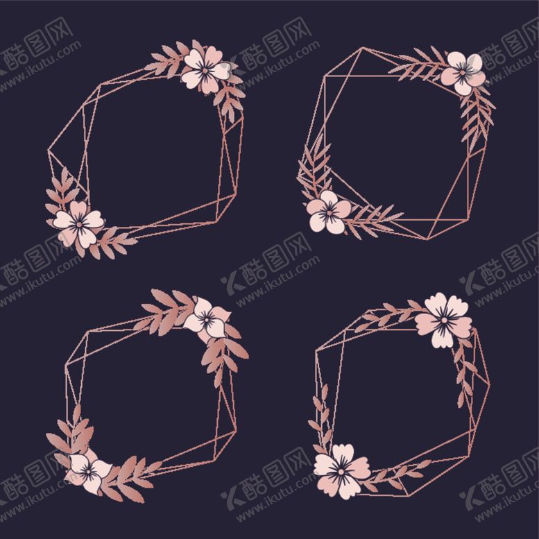 编号：59913010301458294196【酷图网】源文件下载-花卉边框
