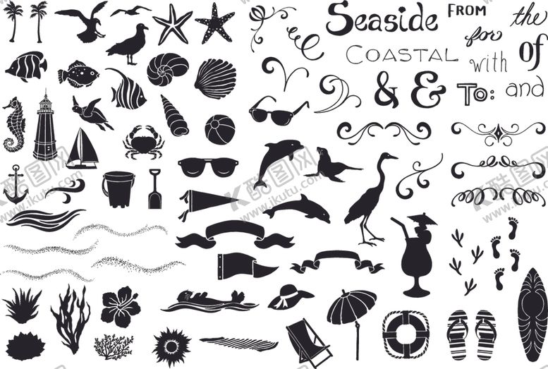 编号：60867010301958428244【酷图网】源文件下载-动物剪影