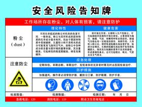 矿业安全风险告知牌