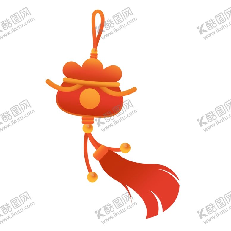 编号：22512104061556434052【酷图网】源文件下载-中国风新年福袋挂饰