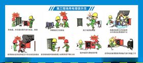 施工现场错误示范