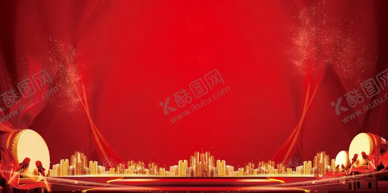 编号：83975902171940315424【酷图网】源文件下载-红色背景