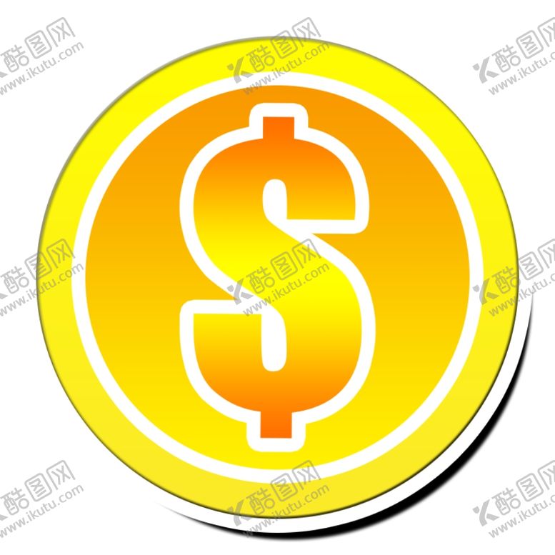 编号：83143210121140438320【酷图网】源文件下载-黄白配色金币