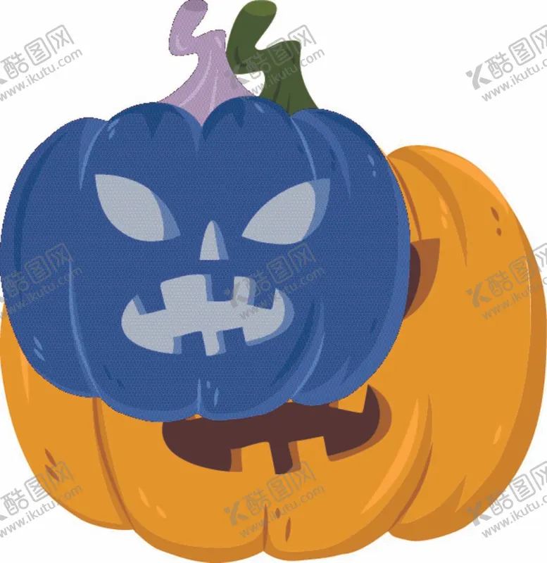 编号：51807412011057313648【酷图网】源文件下载-卡通简约万圣节南瓜图