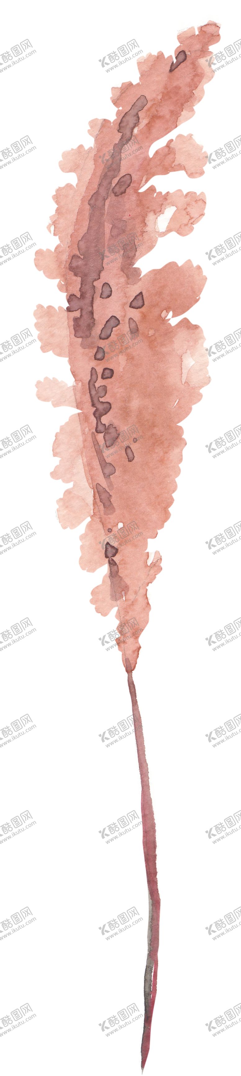 编号：57056206182258461166【酷图网】源文件下载-北欧小清新水彩植物图案