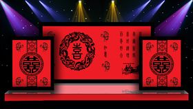 主体婚礼现场布置设计源文件素材庆背景高端大理石纹韩式