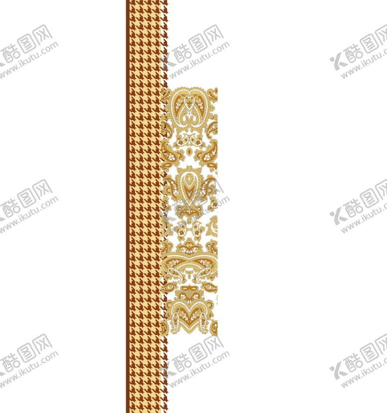 编号：84878301262356416490【酷图网】源文件下载-腰果花千鸟格