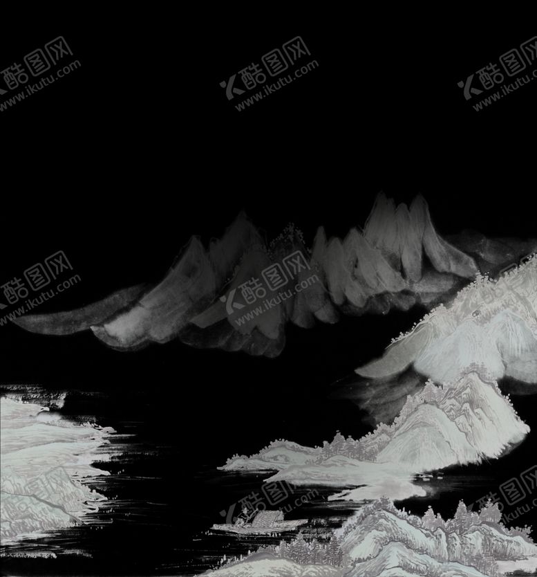 编号：86444205130701528845【酷图网】源文件下载-水墨山水
