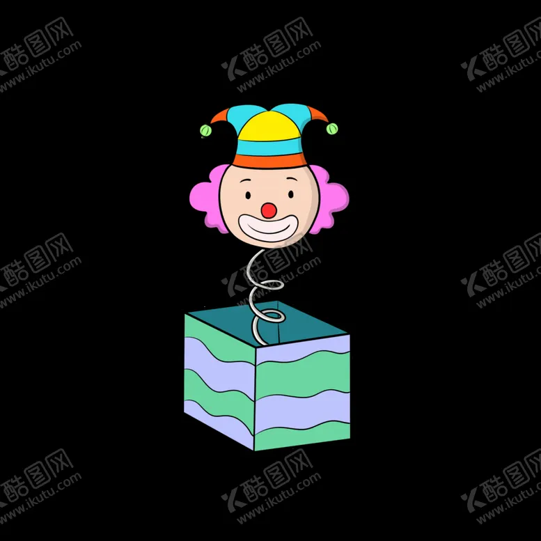 编号：65150810171002508853【酷图网】源文件下载-愚人节小丑道具插画