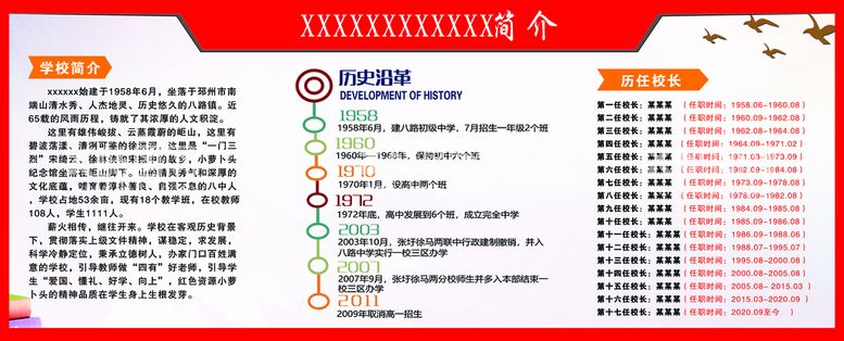 编号：26372811150120385269【酷图网】源文件下载-学校展板