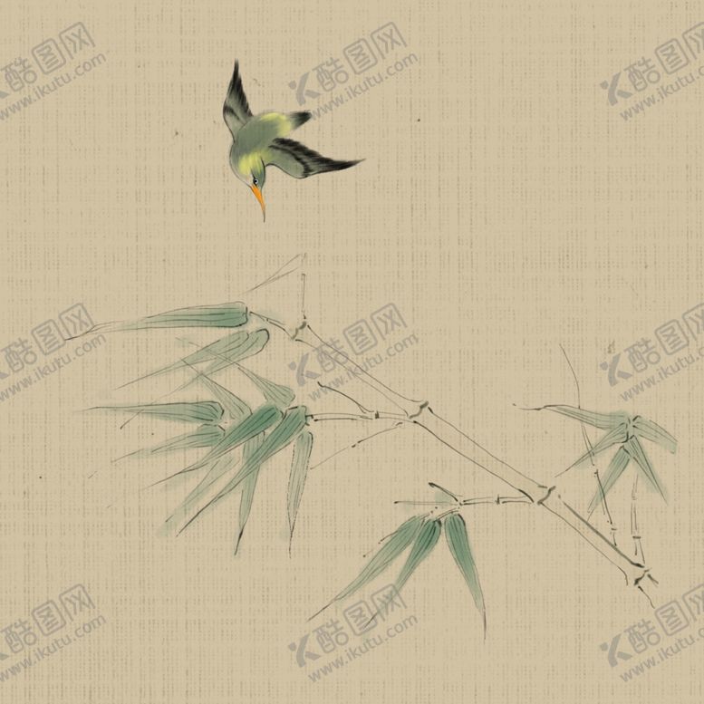 编号：91747110020252027734【酷图网】源文件下载-古风竹子背景