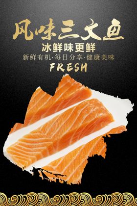 三文鱼海报