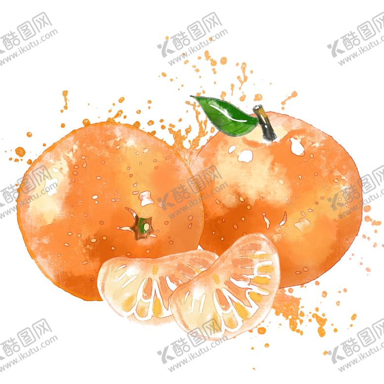 编号：72713101252353247645【酷图网】源文件下载-橘子喷溅  