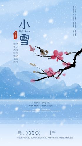 二十四节气小雪