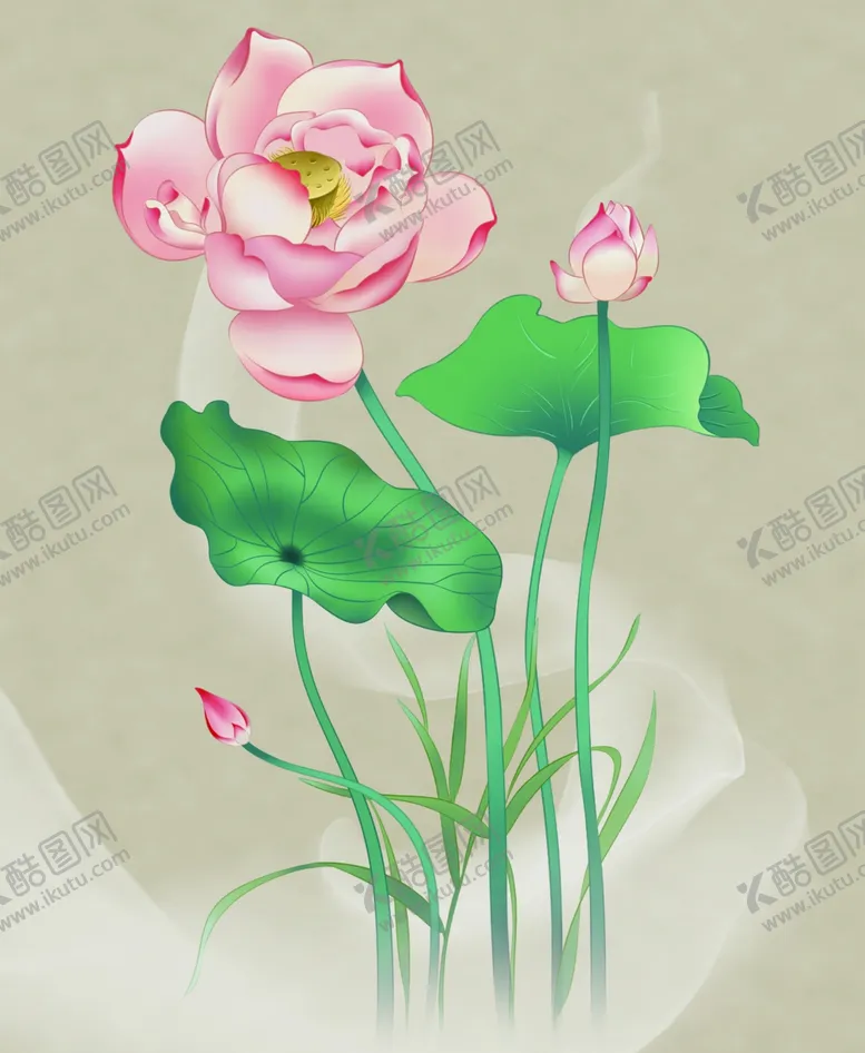 编号：35213304240743052726【酷图网】源文件下载-荷花图