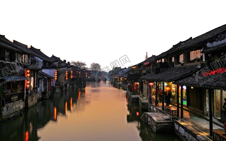 编号：68599705040706375917【酷图网】源文件下载-江南古镇建筑