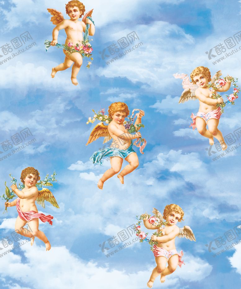 编号：99199110061849208396【酷图网】源文件下载-天使云纹