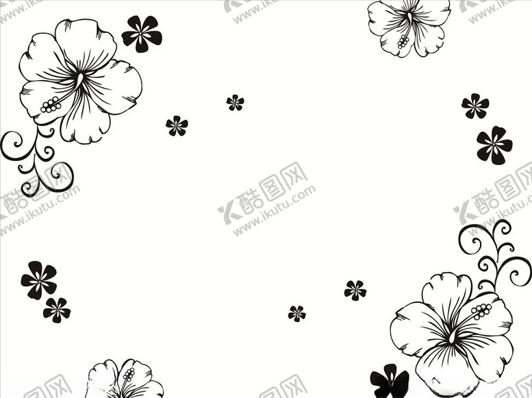 编号：90775609200518222849【酷图网】源文件下载-中式百合花花边