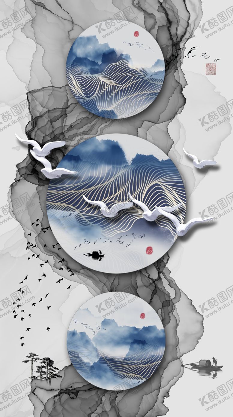 编号：86853505100445567274【酷图网】源文件下载-抽象装饰画