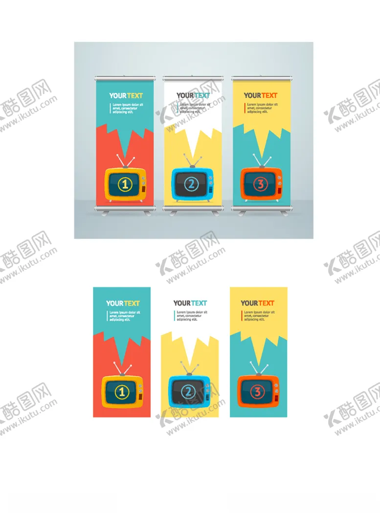 编号：37883305122042381532【酷图网】源文件下载-门型展架X展架