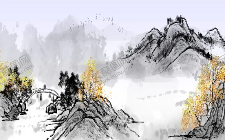编号：30442402261307385853【酷图网】源文件下载-山水画