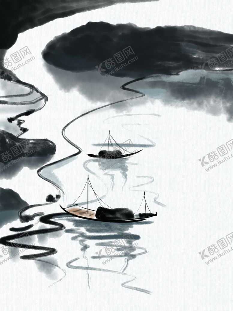 编号：28331010050804504190【酷图网】源文件下载-水墨装饰画