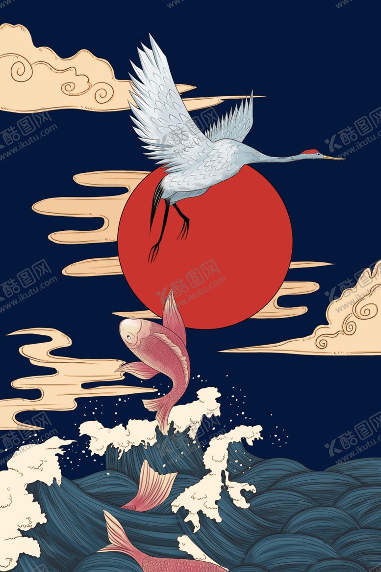 编号：73979909130244154955【酷图网】源文件下载-国潮海报设计图片