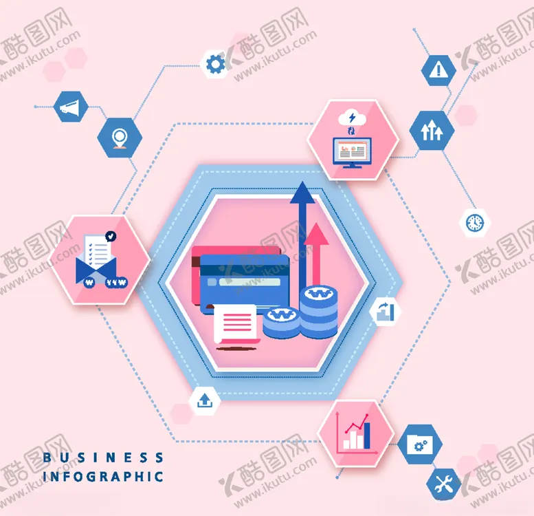编号：74079806242320503222【酷图网】源文件下载-矢量办公商务科技概念数据图