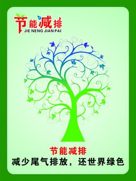 节能减排展板宣传栏低碳口号宣传