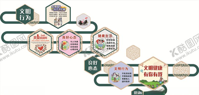 编号：46155007020951391550【酷图网】源文件下载-楼梯文化墙