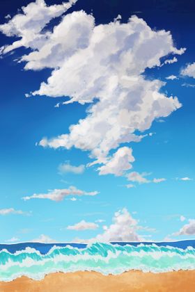 小清新简约创意海报图片浪漫文艺范梦幻女孩