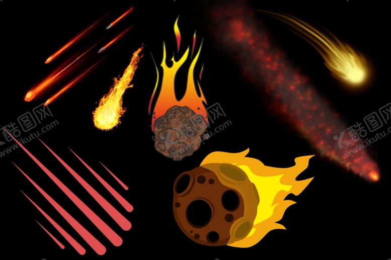 编号：47973905020000487303【酷图网】源文件下载-流星png免扣高清素材