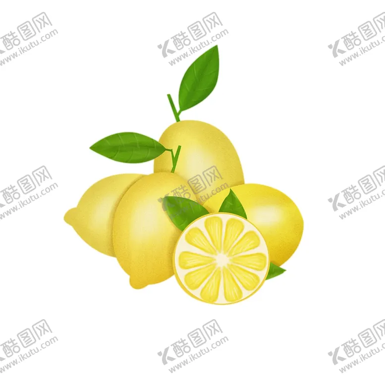 编号：49327302210614214637【酷图网】源文件下载-手绘柠檬插画