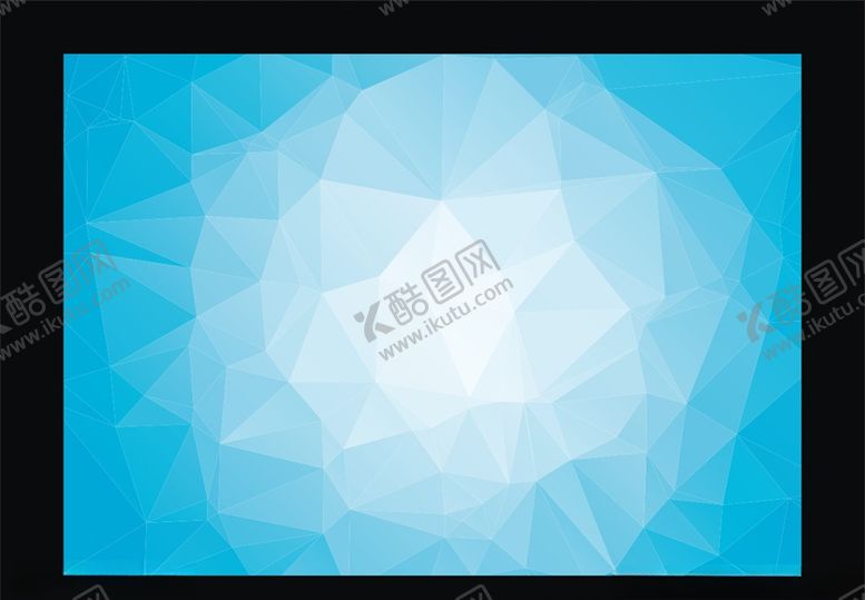 编号：48378709130305034447【酷图网】源文件下载-蓝色几何菱形渐变多边形背景