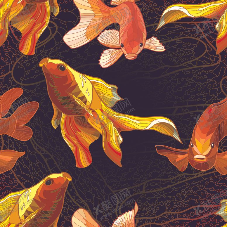 编号：26072409290318293560【酷图网】源文件下载-金鱼