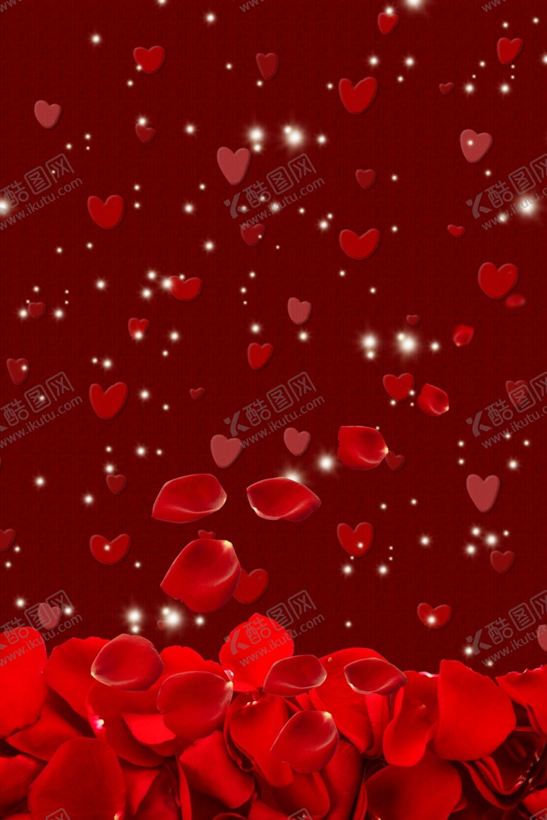 编号：15117810042207399190【酷图网】源文件下载-红色玫瑰花背景