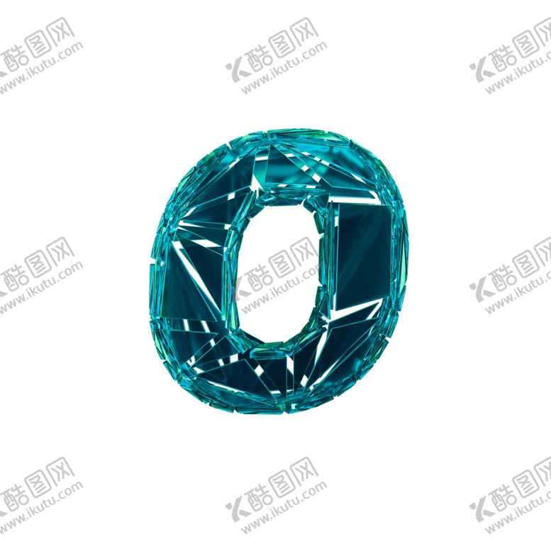 编号：88935507140011297206【酷图网】源文件下载-3D破碎数字O