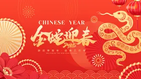 蛇年海报IP新2025元旦