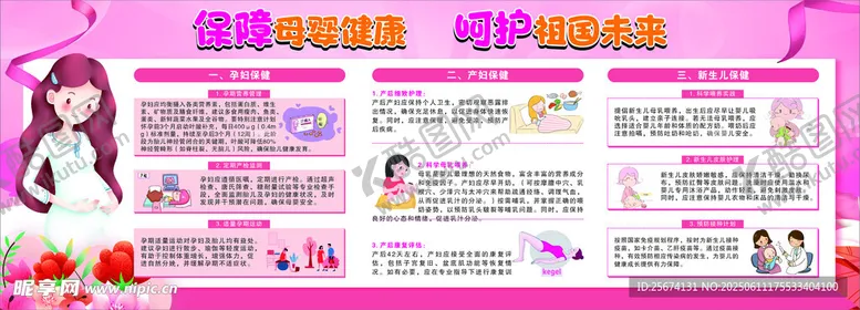 编号：23864307010127475996【酷图网】源文件下载-保障母婴健康孕妇保健