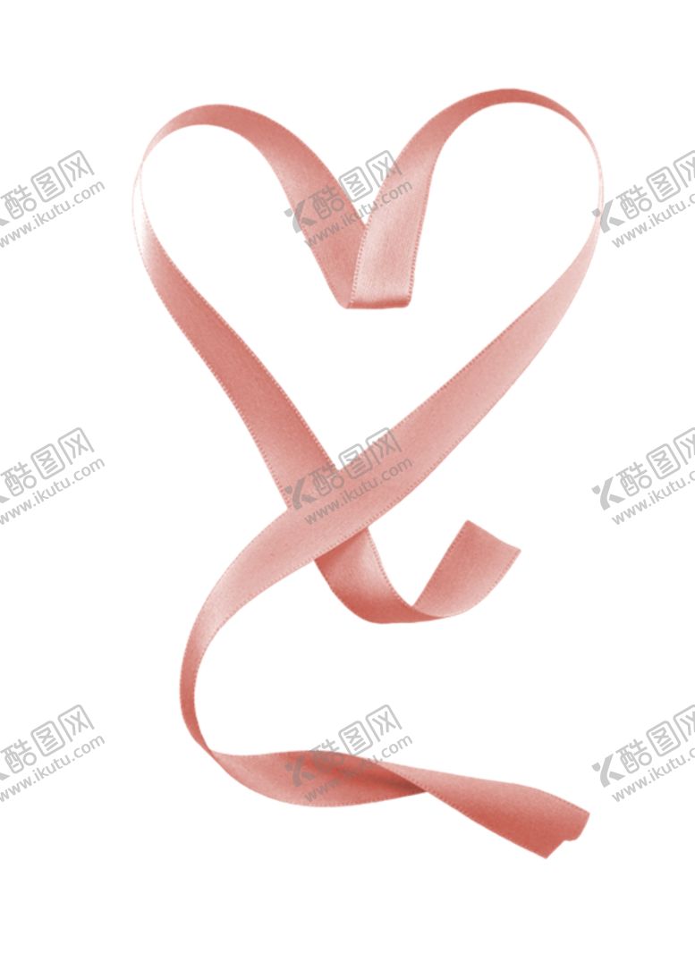 编号：40824505040518413392【酷图网】源文件下载-粉色爱心彩带