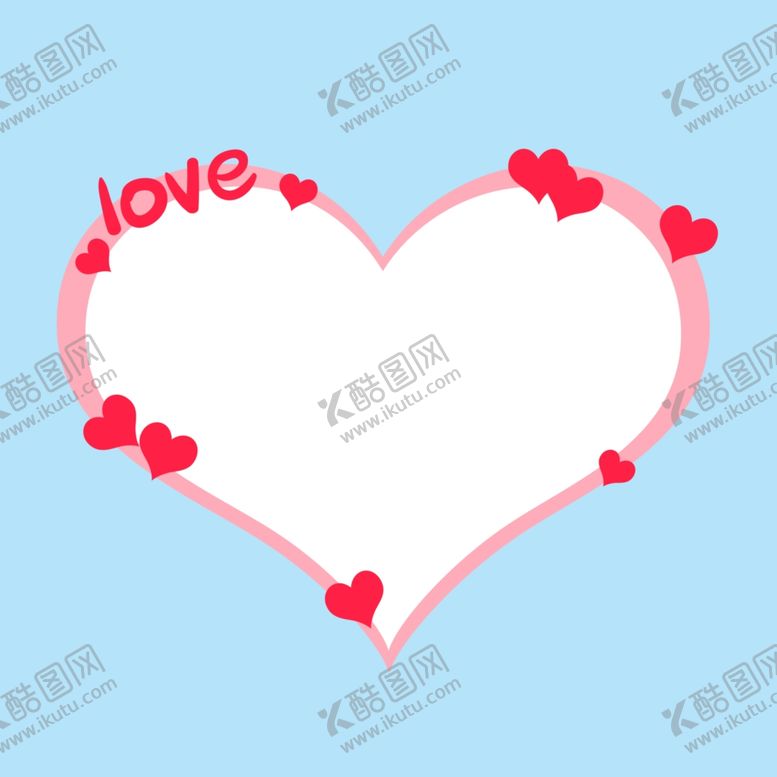 编号：23532107020038313547【酷图网】源文件下载-粉色爱心边框