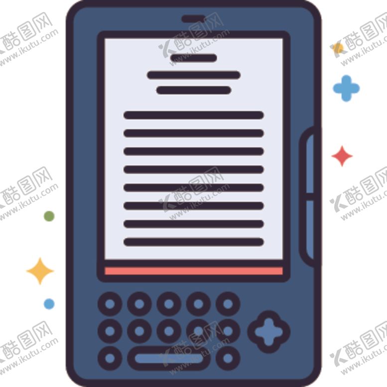 编号：45199410020537046707【酷图网】源文件下载-电子书阅读器图标