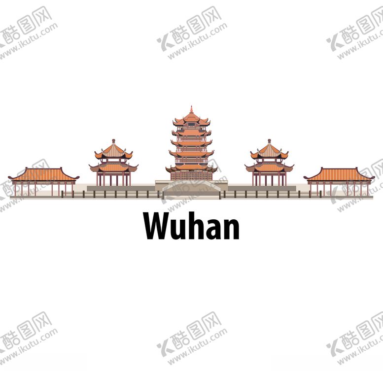 编号：27514809211232165424【酷图网】源文件下载-武汉线稿图