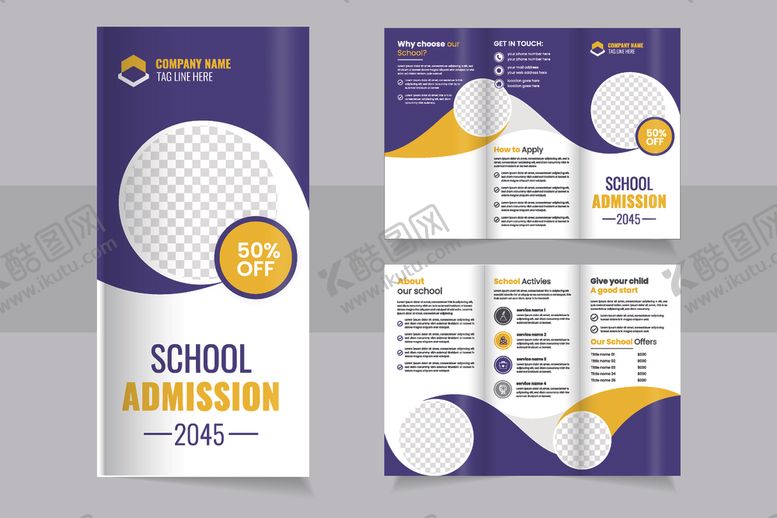 编号：99362204022252225671【酷图网】源文件下载-三折页