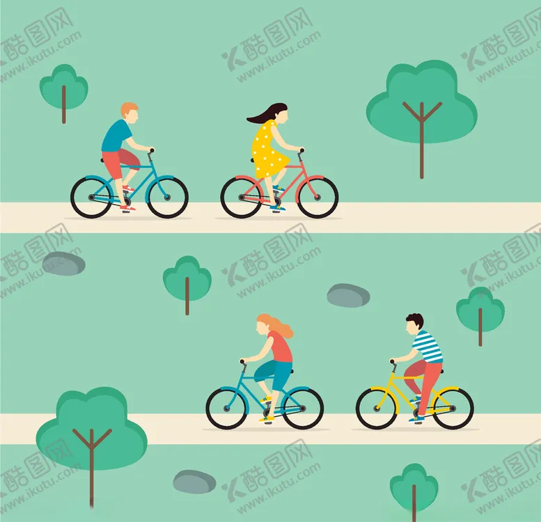 编号：25114104300917572426【酷图网】源文件下载-骑自行车