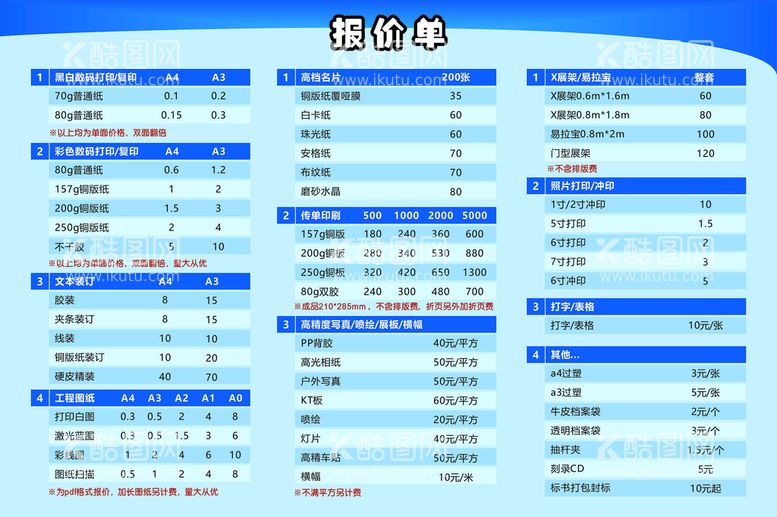 编号：37057812021939208542【酷图网】源文件下载-价格表